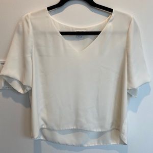 Aritzia silk tee